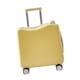 thumbnail image 5 of Los niños viajar en maleta llevan el tamaño de un regalo silencioso con ruedas Equipaje de viaje para niños de negocios para acampar niñas para niños Amarillo, 5 of 8