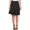 Rich Black, variant on CeCe Womens Crepe Flounce A-Line Skirt