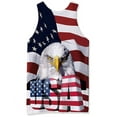 thumbnail image 3 of Men's Casual American Flag Print Sleeveless Tank Tops Sportswear Muscle Patriotic Tees, 3 of 4