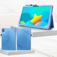 thumbnail image 2 of Embossed Funda For Digma Pro 1480E 4G 11" Tablet PC Magnetic Cover Case with Hand Strap Blue Digma Pro 1480E 4G, 2 of 6