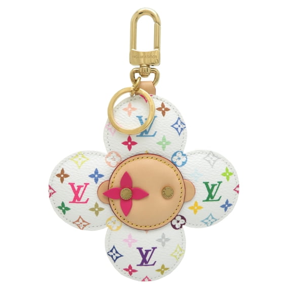 Pre-Owned Louis Vuitton LV x TM Bag Charm Vivienne Women's M03728 Monogram Multicolor White