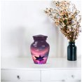 thumbnail image 5 of JAGASY Fishing Urn for Father - Pink Small Urn for Ashes Adult Male & Female - Sunset Boat Water Decorative Urns for Human Ashes Keepsake- Miniature Cremation Urns for Mom & Dad - (3 Inch), 5 of 7