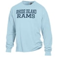 thumbnail image 2 of Men's ComfortWash Light Blue Rhode Island Rams Garment Dyed Long Sleeve T-Shirt, 2 of 3