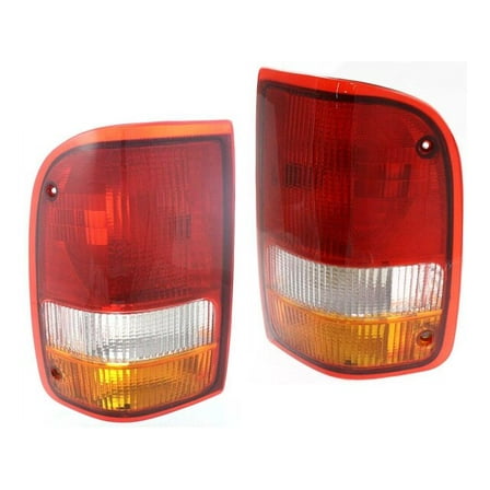 Rear Tail Light Assembly Set of 2 - Compatible with 1993 - 1997 Ford Ranger 1994 1995 1996