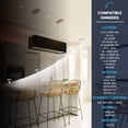 thumbnail image 6 of LUXRITE 2" Gimbal LED Recessed Light, 5CCT, 6W, 400LM, Dimmable, CRI90, ETL 4PK, 6 of 7