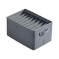 thumbnail image 1 of Artefacto de almacenamiento separado para suéter de jeans Caja de almacenamiento de armario organizador Caja de almacenamiento con compartimento engrosado Caja de ropa interior para dormitorio, 1 of 5