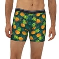 thumbnail image 2 of Men'S Boxer Briefs, Pineapples With Palm Leaves Soft And Breathable Mens Underwear Boxer Briefs With Widen Waist, 2 of 2