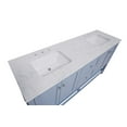 thumbnail image 6 of Lakeshore 72" Double Bathroom Vanity with Powder Blue Cabinet and Engineered Carrara Top, 6 of 6