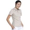 thumbnail image 5 of Cherokee Workwear Revolution Women's Scrubs Top Snap Front Polo WW698, 5 of 6