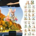 thumbnail image 7 of SLYNSHome Easter Letter Rabbit Decoration Cute Bunny Ornament Hanging Pendant for Home Keychain Backpack Easter Gifts (T), 7 of 7