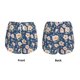 thumbnail image 3 of Balery Flower Pantalones cortos deportivos para mujer con forro y dos bolsillos, elásticos, para entrenamiento, gimnasio, yoga-Medium, 3 of 7