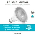 thumbnail image 7 of Luxrite 12-Pack LED PAR30 Flood Light Bulb 3000K Soft White 850 Lumens 11W Dimmable Wet Rated E26 Base UL Listed, 7 of 7
