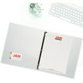thumbnail image 5 of JAM Paper Plastic 3/4 in Binders, 3 Metal Rings, Clear, 1/Pack, 5 of 7
