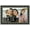 Bamboo Black, variant on 21x15 Silver Modern Bamboo Picture Frame - UV Acrylic, Foam Board Backing, Hanging Hardware