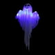 thumbnail image 5 of Colgante de fantasma luminoso - Decoración colgante de Halloween con efecto que brilla en la oscuridad, atrezzo para escenas espeluznantes para decoración de fiestas interiores y exteriores, 5 of 6