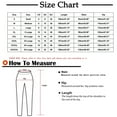 thumbnail image 3 of HUPOM Medieval Pants Pants For Women In Clothing Trousers High Waist Rise Long Wide-Leg Navy L, 3 of 7