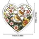 thumbnail image 5 of Rompecabezas acrílico en forma de corazón con 94 piezas, campanilla de viento para jardín exterior y porche, adorno colgante hecho a mano, 19 cm, 5 of 5