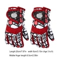 thumbnail image 4 of Bearachild 2 piezas de guantes de nieve para niños, artículos deportivos antideslizantes, guantes gruesos para deportes de invierno a prueba de viento, Suministros térmicos rojo M Bearachild HA059843-01B, 4 of 6