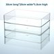 thumbnail image 3 of Caja de almacenamiento rectangular larga de acrílico transparente, organizador de escritorio para cosméticos, papelería, bolígrafos, utensilios de cocina, palillos, 3 of 5