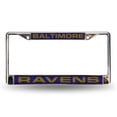 thumbnail image 2 of Baltimore Ravens Laser Chrome License Plate Frame, 2 of 2