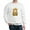 White, variant on CafePress - Happy Highland Cow Jumper - Crew Neck Sweatshirt