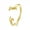Gold, variant on 925 Sterling Silver Adjustable Dachshund Ring For Women Gold Plated Multi-layered Simple Wiener Dog Ring Daily Wear Jewelry