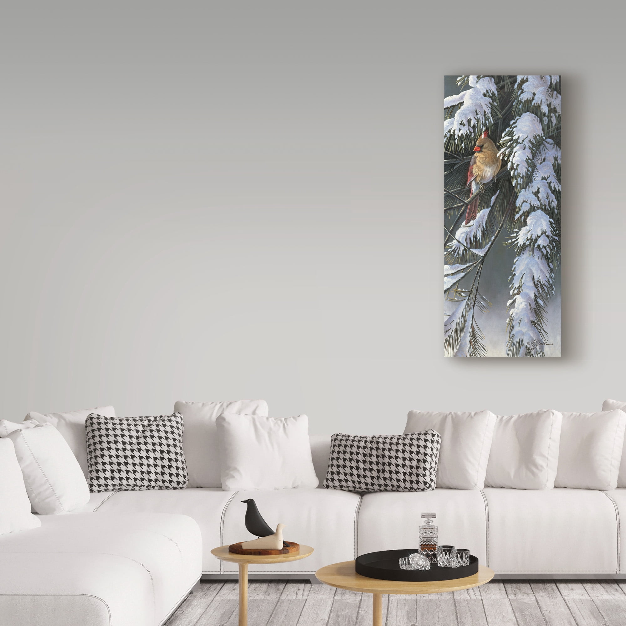 Trademark Fine Art 'Winter Light' Canvas Art by Wilhelm Goebel