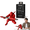 Red, variant on Ninja Pen Holder for Desk, Cool Funny Ninja Warrior Pen Holder with Mini Sword Props Accessories, Unique Japanese Anime Desk Organizer for Men Home Office Study(Red)