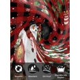 thumbnail image 7 of Christmas Snowman Cloth Napkins Set of 6 Reusable Dinner Napkins, Xmas Snowflake Elk Tree Balls Red Plaid Cocktail Napkin Washable Table Napkins for Wedding/Holiday Party/Baby Shower 20"x20", 7 of 7