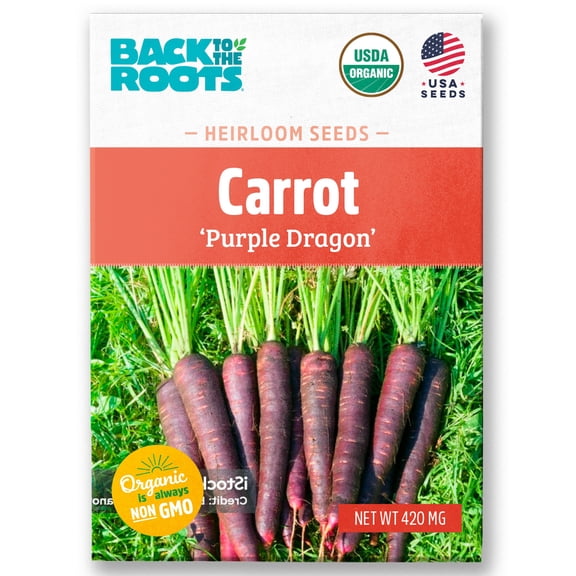 Seed Packet - Carrot 'Purple Dragon' 420mg