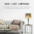 thumbnail image 3 of GOOHOCHY Simple Structure Golden Fabric Lamp Shade for Study Protect Eyes 1Pcs, 3 of 8