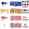thumbnail image 2 of Craft Glitter, 120g Of Environmentally Friendly Glitter, Suitable For Nail Art, Body Make-up, And Various Creative Projects, With An Eye-Catching, 2 of 4