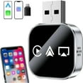 thumbnail image 1 of Wireless Carplay Mirror Link Adapter, 2026 Upgrade 3 in 1 Auto Adapter with 2.4/5ghz WiFi, Bluetooth 5.0, Instant Wired to Wireless Conversion Plug & Play, 1 of 9
