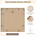 thumbnail image 3 of 16x16 Square Picture Frame, 16x16 Frame Matted to 12x12, Metal 16 x 16 Photo Frame for Wall Display,High Definition Tempered Glass, Wall Hook Included (Gold, Pack of 2), 3 of 9