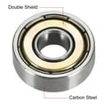 thumbnail image 2 of Unique Bargains Deep Groove Ball Bearing 607ZZ Double Shield, 7mmx 19mmx6mm Carbon Steel, 10pcs, 2 of 4