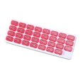 thumbnail image 1 of Monthly Pill Organizer with Removable Pocket-Sized Storage Box Snap Lid Storage Case for Daily Travel, 1 of 8
