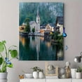thumbnail image 4 of Hallstatt Austria Village Lake Reflection Canvas Print, Suitable for Living Room, Bedroom, Office, Study Decor, 4 of 8
