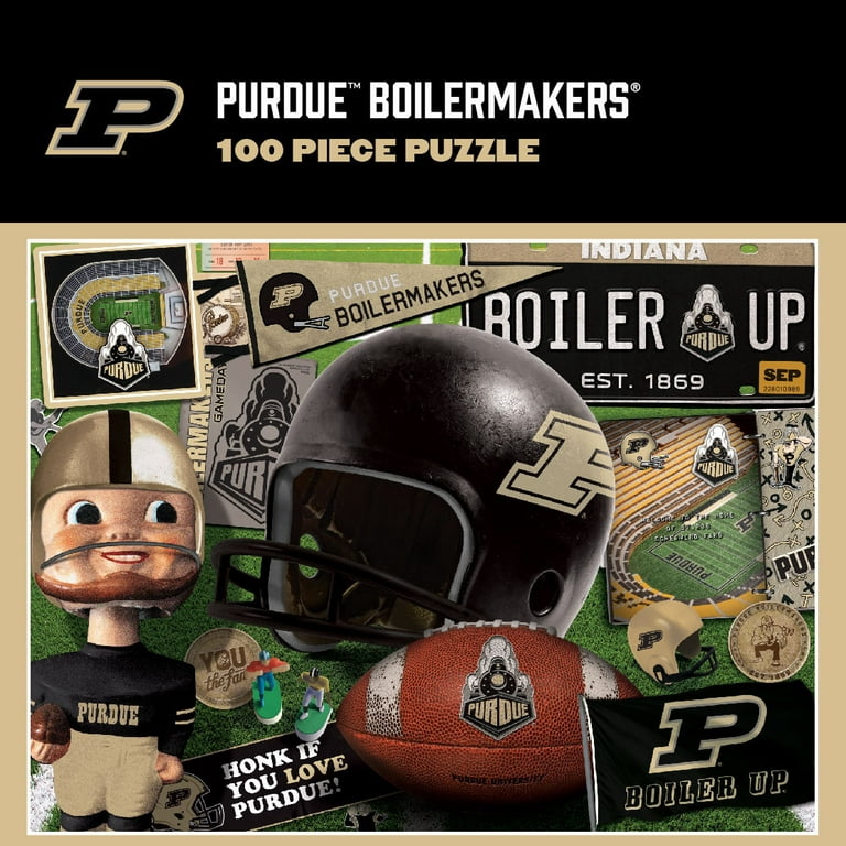 YouTheFan NCAA Purdue Boilermakers Football Retro Series Puzzle  (500-Pieces) 0954323 - The Home Depot
