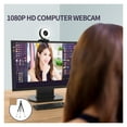 thumbnail image 3 of FHD 1080P Fixed Focus Live Streaming Webcam With Dual Ring Light 30FPS USB Tripod Web Camera For PC Laptop For Conferencing ,Easy to Install, 3 of 6