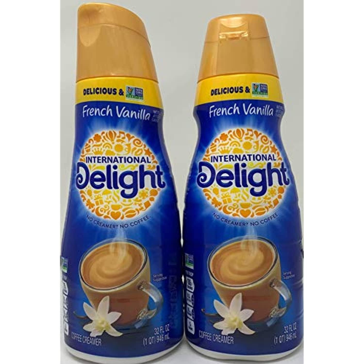 International Delight Coffee Creamer, French Vanilla, 2 Pack 32 Oz