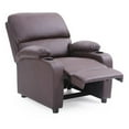 thumbnail image 6 of Hodedah Recliner with 2-Cup Holders in Black, 6 of 11