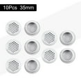thumbnail image 1 of 10 Pcs Cache-Grille Rond en Métal pour Armoire et Placard Ventilation Maison, 1 of 8