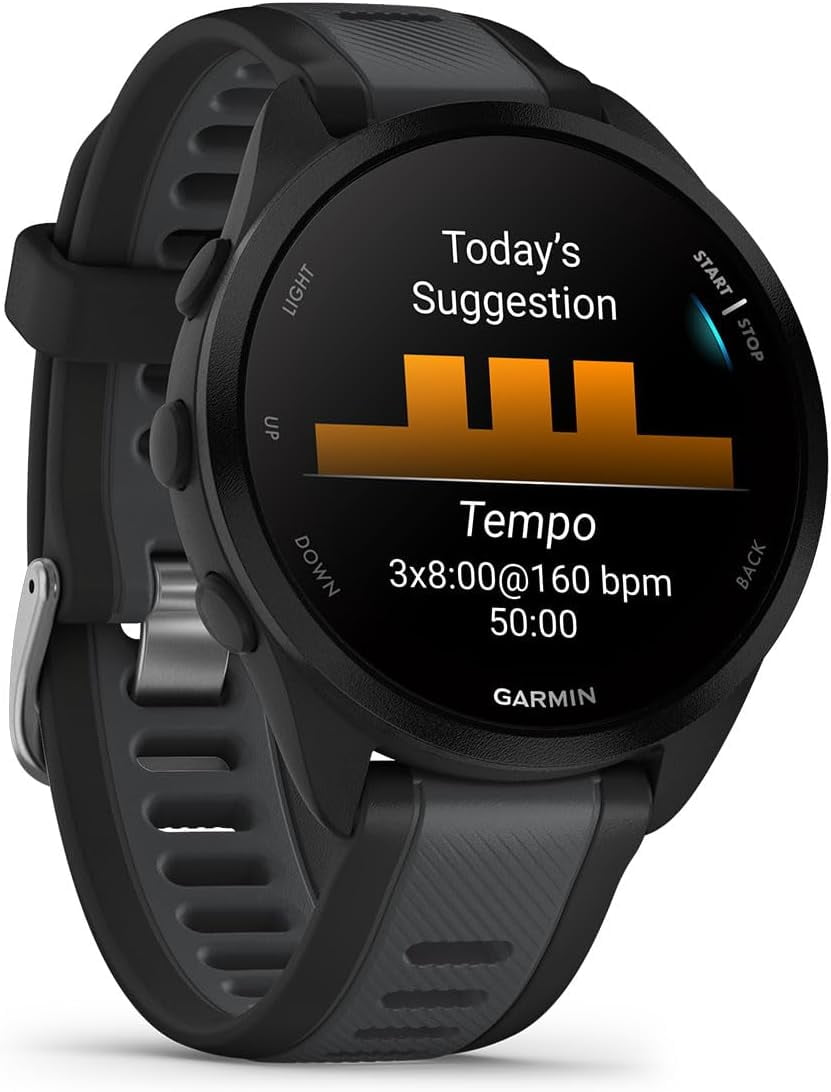 時計 Garmin forerunner 165 Black Gray GARMIN Forerunner 165 BlackGray Running GPS Watch 010-02863