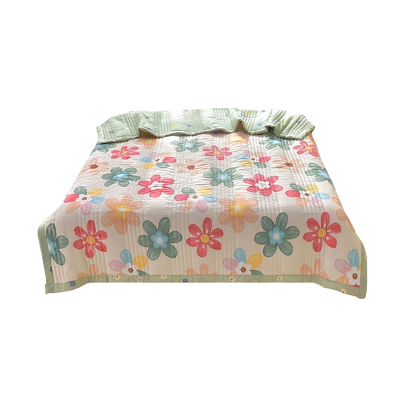 AZXY Cooling Summer Quilt Twin Size, Lightweight Washable Bedspread Coverlet Blanket, Breathable Quilt for Hot Sleepers Camping Bedroom Use, 39.37x59.06 Inch Soft All Season Quilt