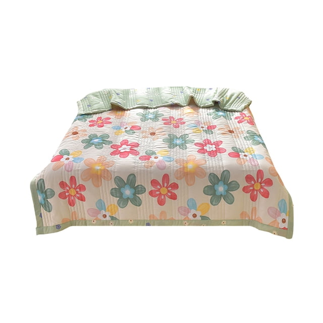 Cool for The Summer,Summer Washed Conditioned Quilt - Cool Washable Thin Quilt Core for Student Dormitory