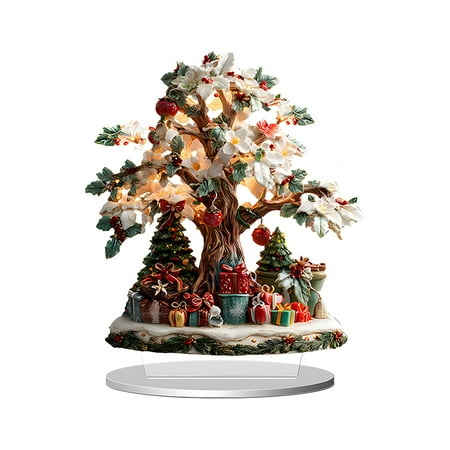 7.9 x5.4 Christmas Tabletop Decorations – Festive Home Accents – Acrylic Tree Ornaments – Seasonal Party Decorative Pieces – Merry Christmas Themed Display Items 7.9 x5.4 Christmas Tabletop Decorations – Festive Home Accents – Acrylic Tree Ornaments – Seasonal Party Decorative Pieces – Merry Christmas Themed Display Items