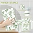 thumbnail image 3 of 100 PCS Green Disposable Napkins, Wildflower Paper Napkins, 3 Ply Chinoiserie Floral Napkins Home Party Bathroom Guest Hand Towels Bridal Shower Wedding, Decorative Napkins, 3 of 14