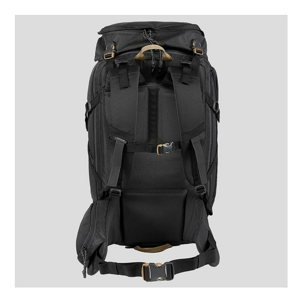 Mochila Montaña y Trekking Viaje Decathlon Forclaz Negro Walmart