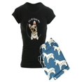 thumbnail image 1 of CafePress - Fawn Frenchie IAAM - Women's Dark Pajamas, 1 of 1
