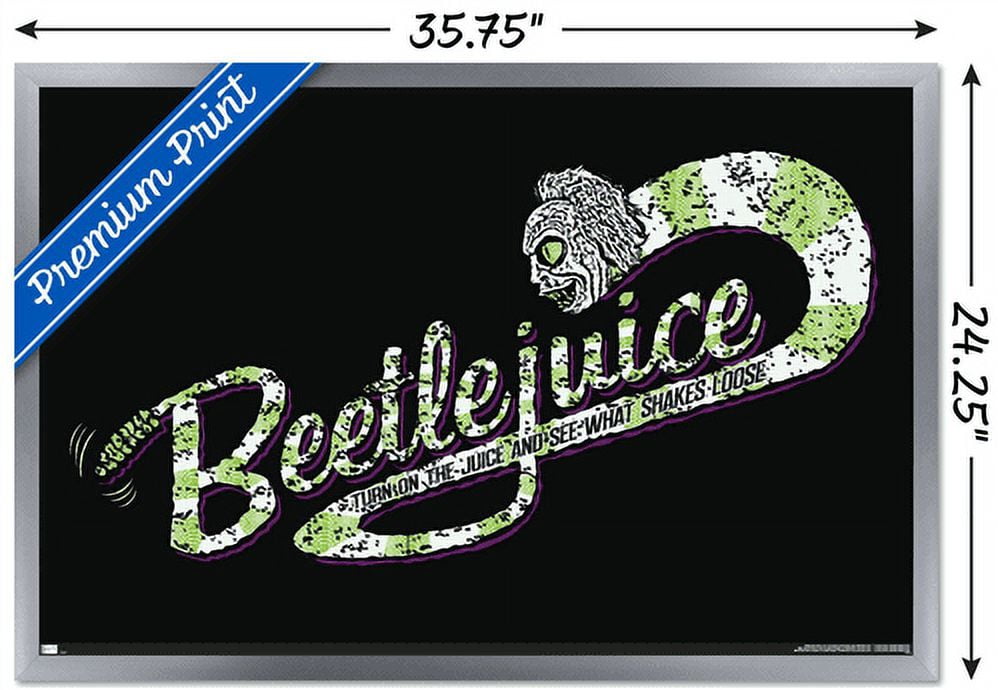 Beetlejuice - Snake Wall Poster, 22.375" x 34", Framed